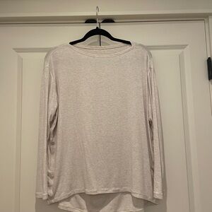 Lululemon Women's Long-Sleeve Crewneck Tee - Cream